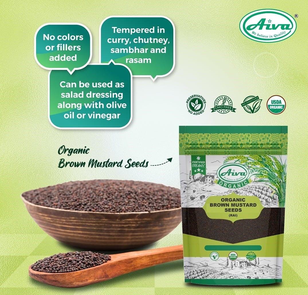 Organic Brown Mustrad (Rai)