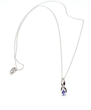 Tanzanite Infinity Necklace