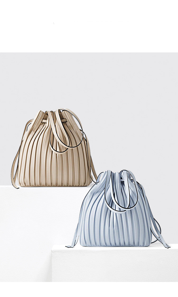 Pleated Beam Handbag