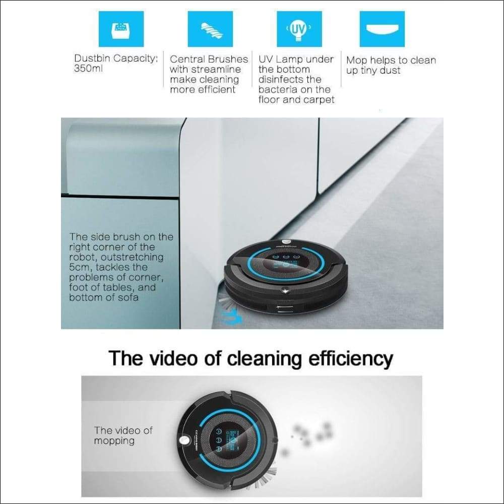 Auto-charge Multi-function Robot Vacuum Cleaner