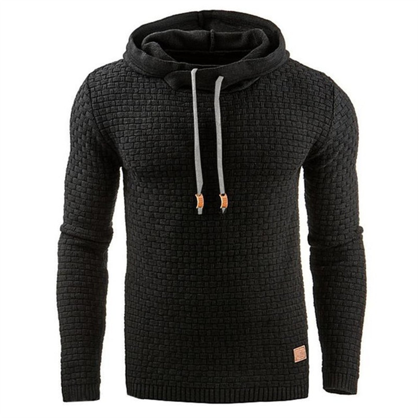 Men Solid Color Sports Hoodie