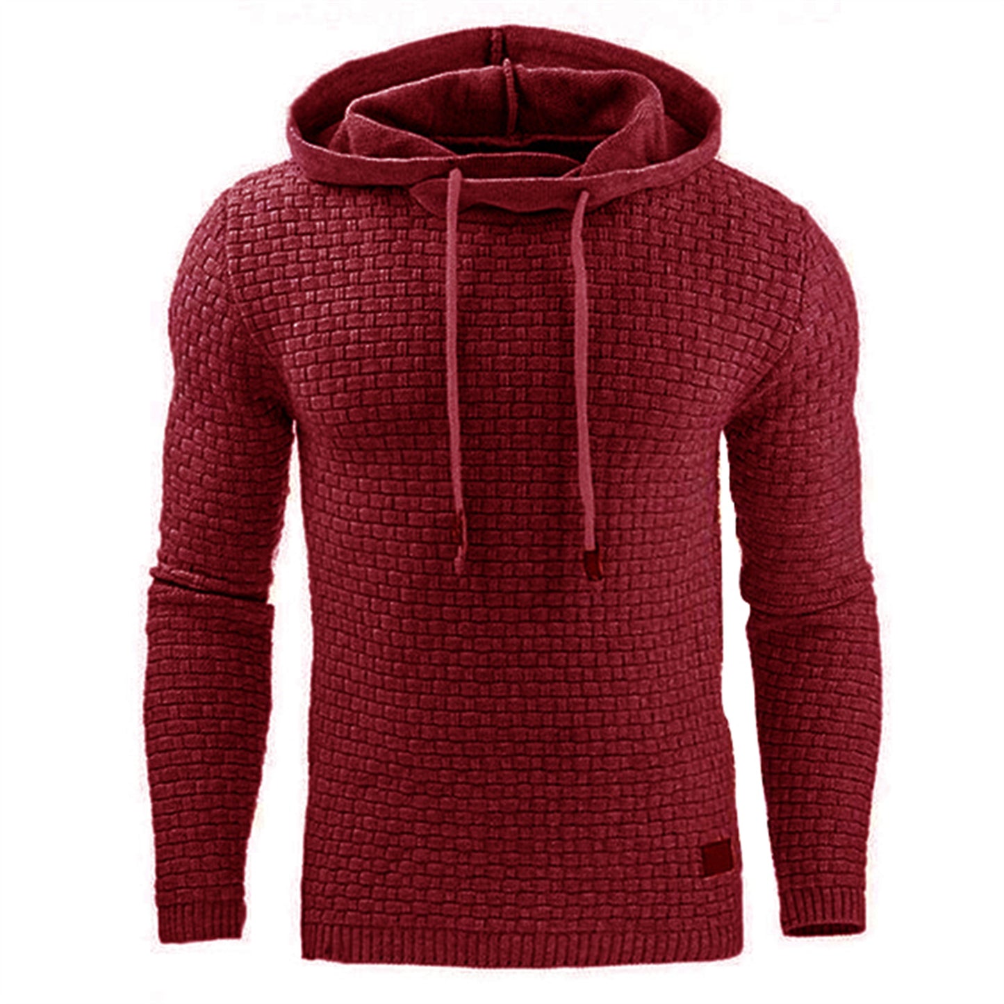 Men Solid Color Sports Hoodie