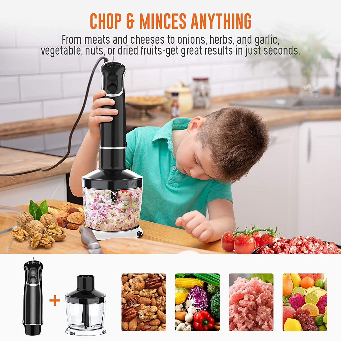 Speed Immersion Hand Blender