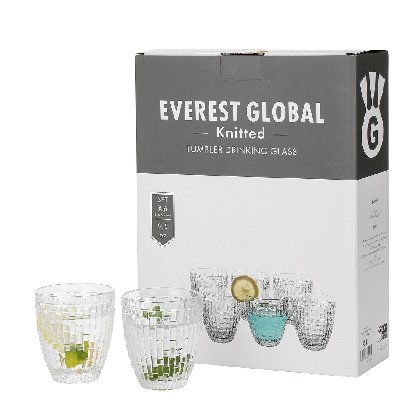 Weave Collection Water Glasses Short