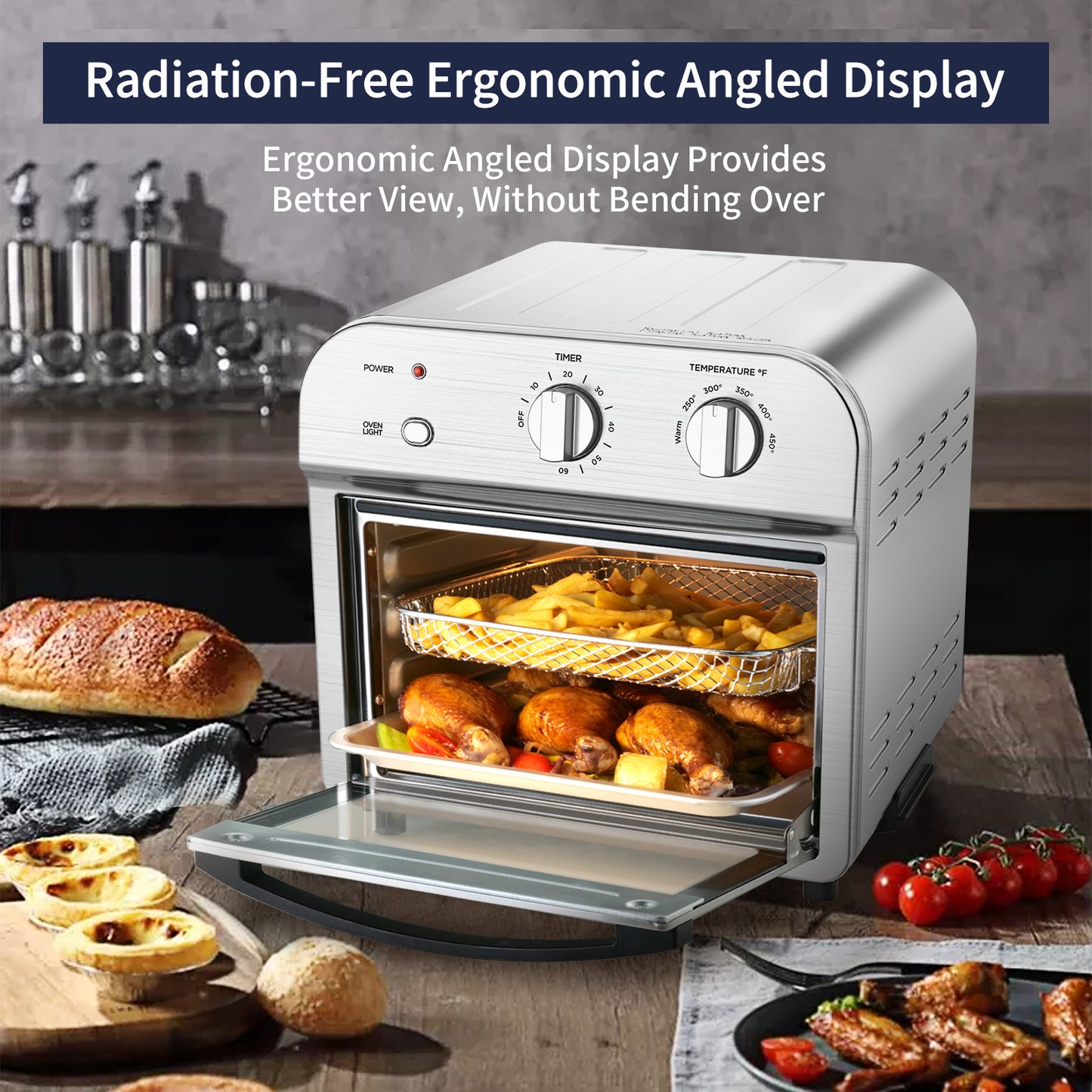 Air Fryer, Geek Chef Convection Air Fryer Toaster Oven