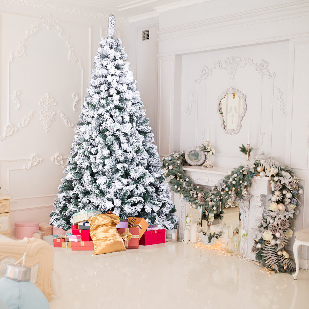 6FT PVC Flocking Christmas Tree
