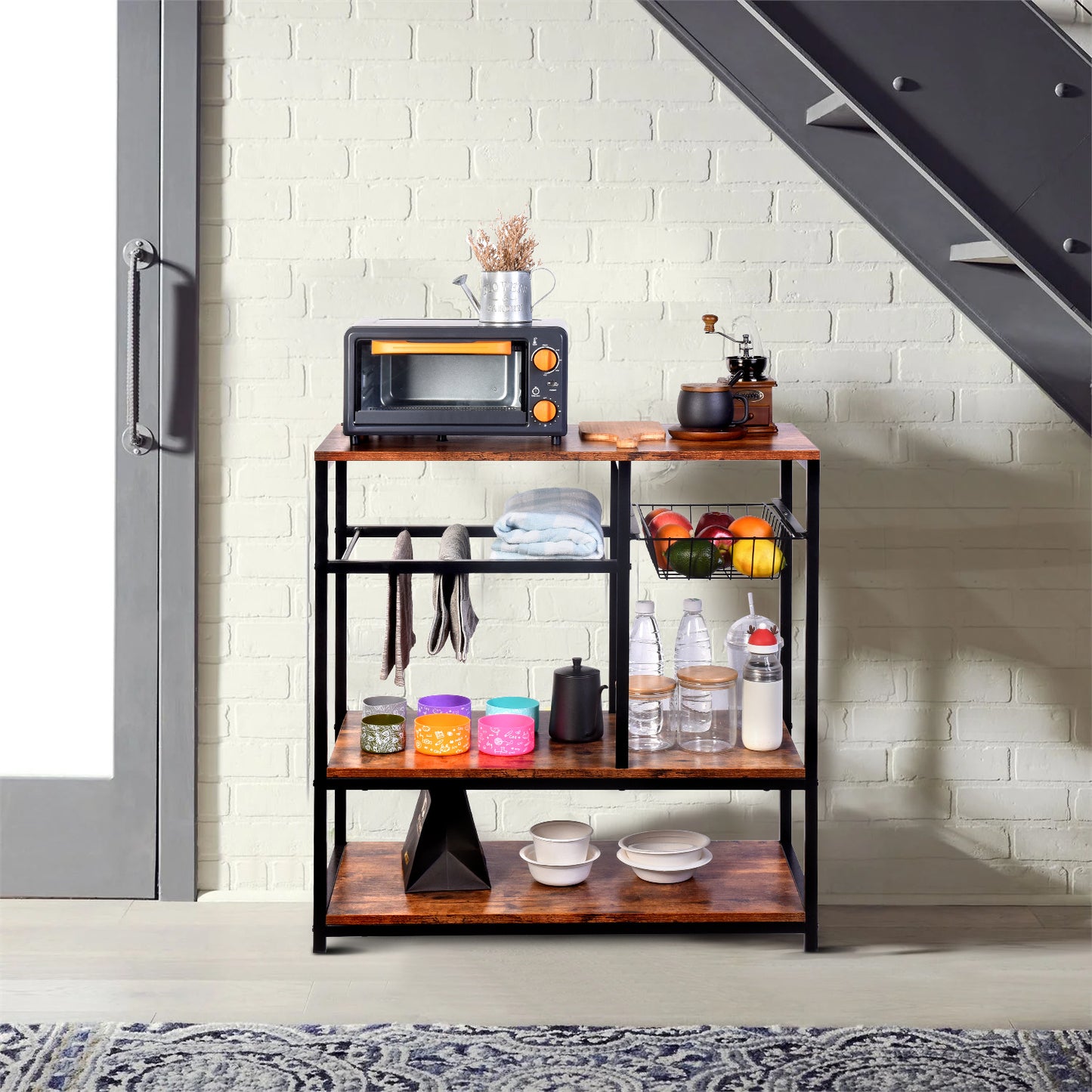 MODERN MUSE Vintage Kitchen Baker's Rack