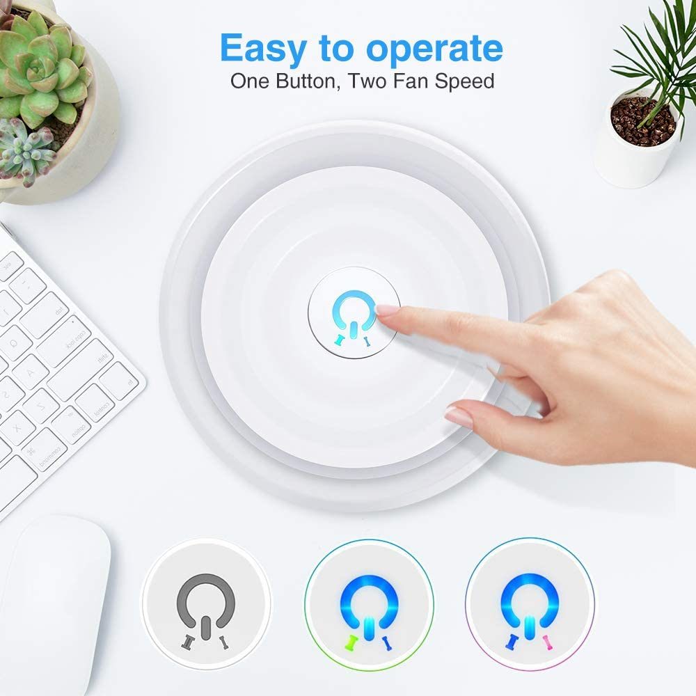KOIOS Air Purifier for Home, True HEPA Air Filter