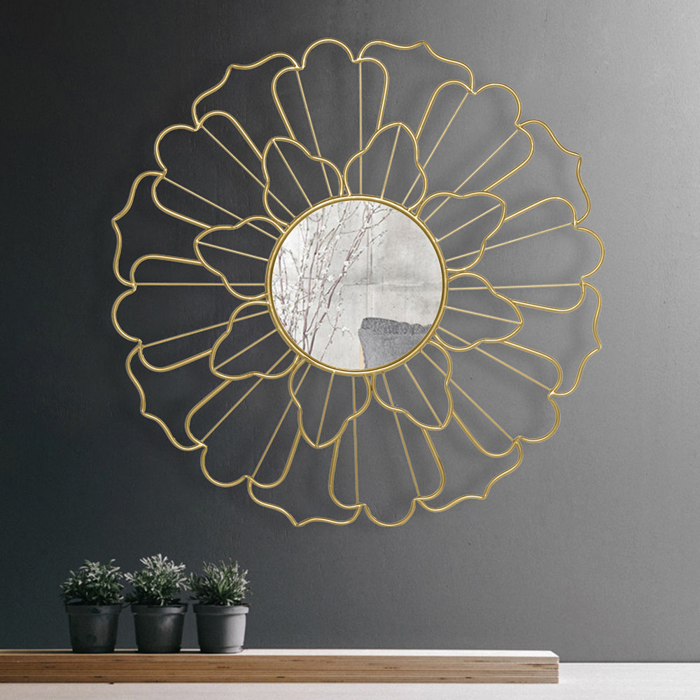 Iron Wall Mirror Decorative Mirror XH