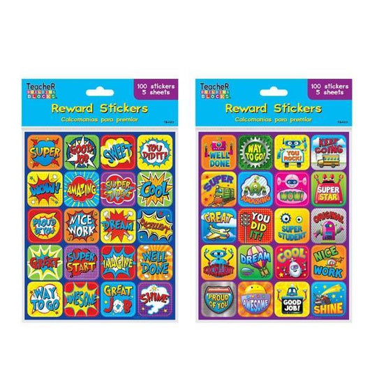 Positive Assorted Educational Reward Stickers