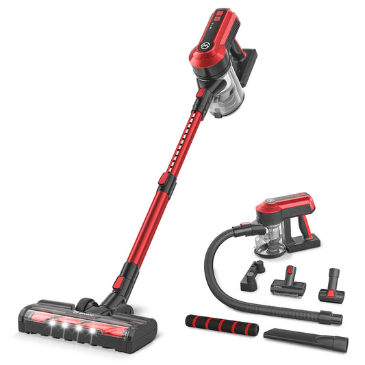 Cordless Vacuum Cleaner, 23Kpa Cordless Stick Vacuum Cleaner
