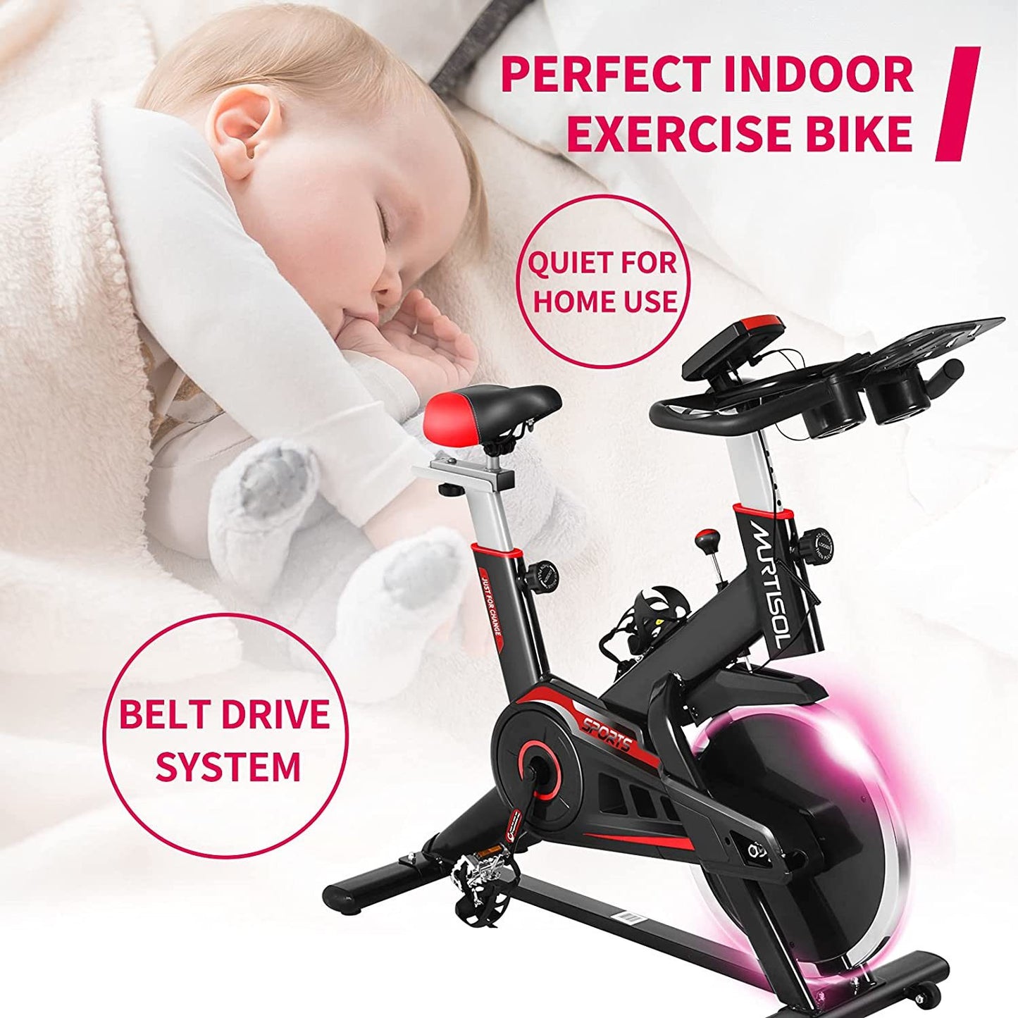 Murtisol Indoor Cycling Stationary Bike