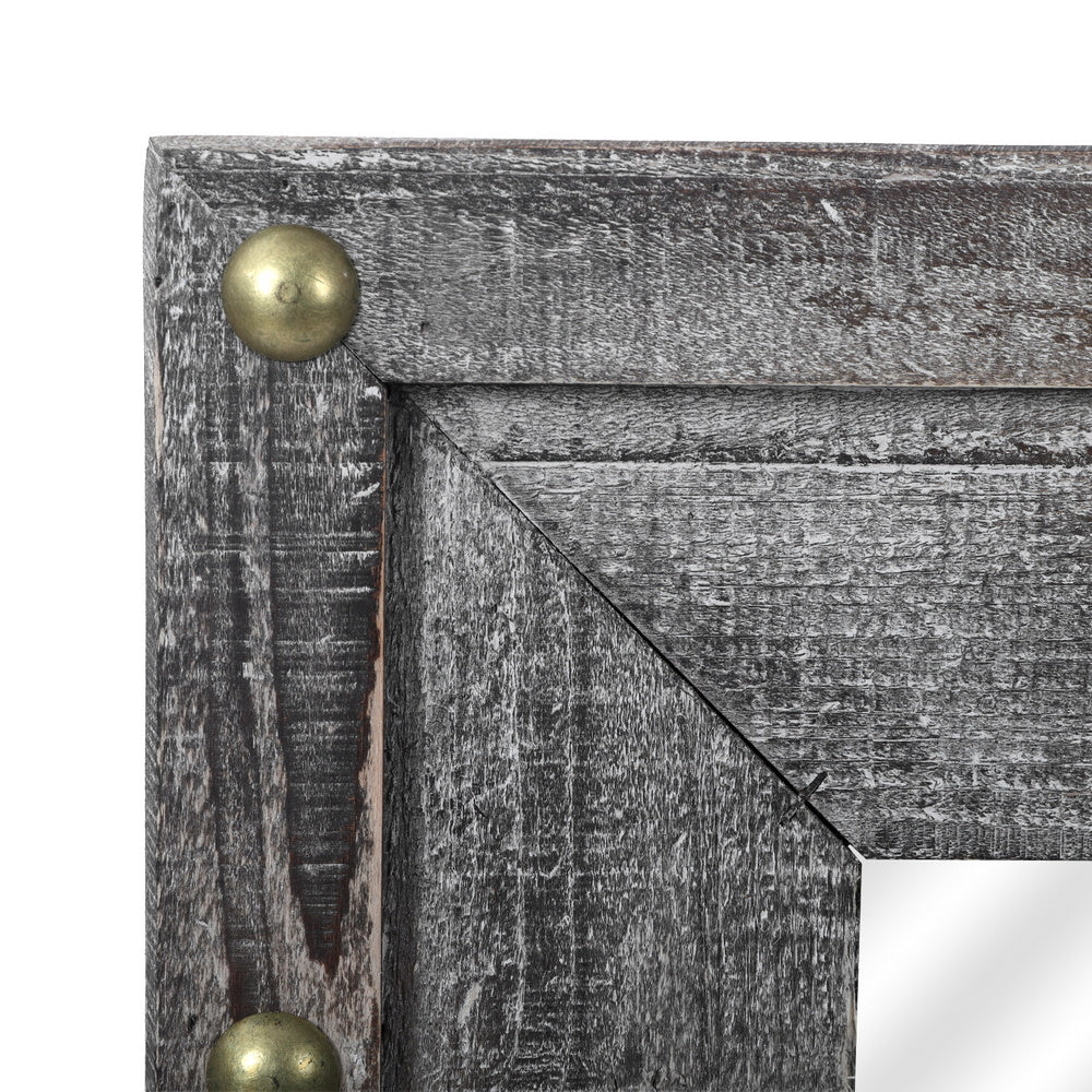 Rectangle Iron Wall Mirror Decorative Mirror  XH