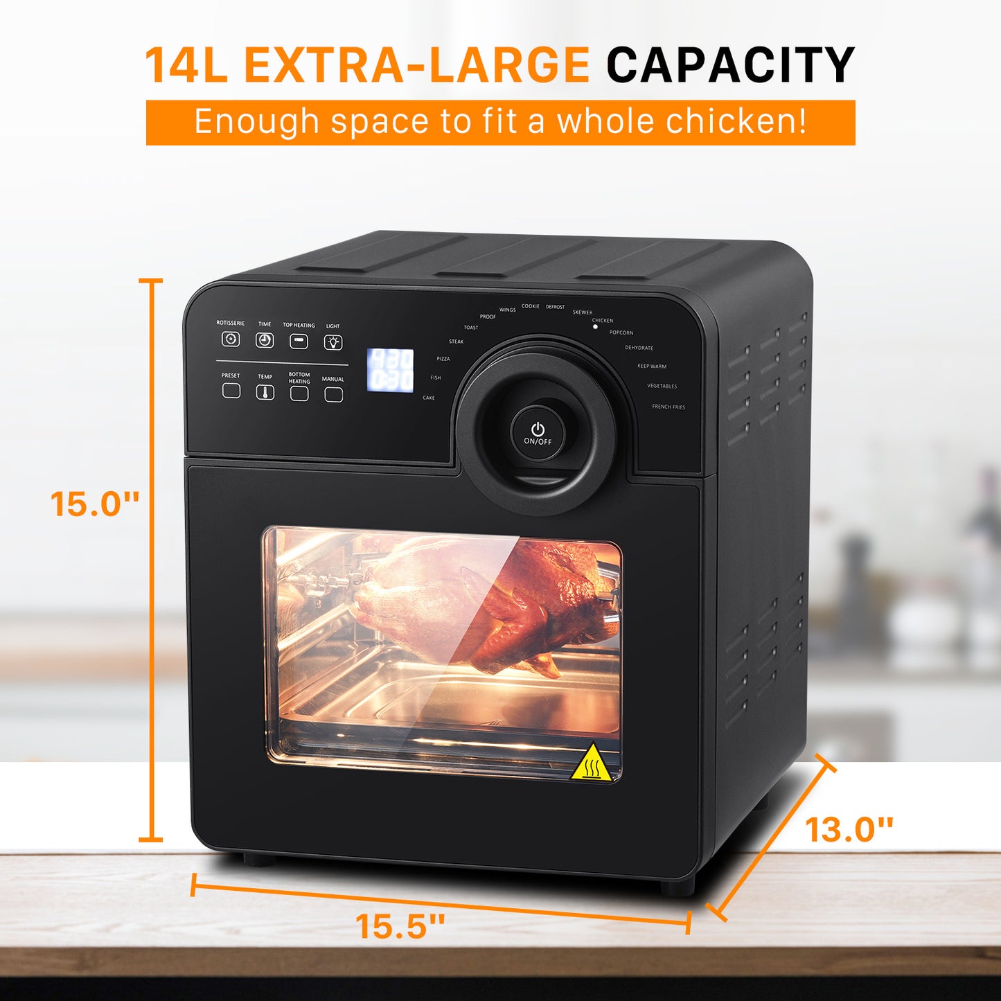 Geek Chef Air Fryer Oven Toaster