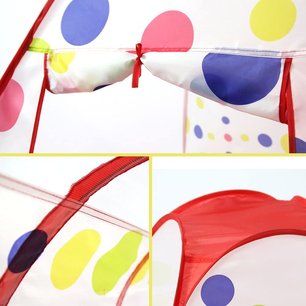 Play Tent Set and Kids Tent with Tunnel