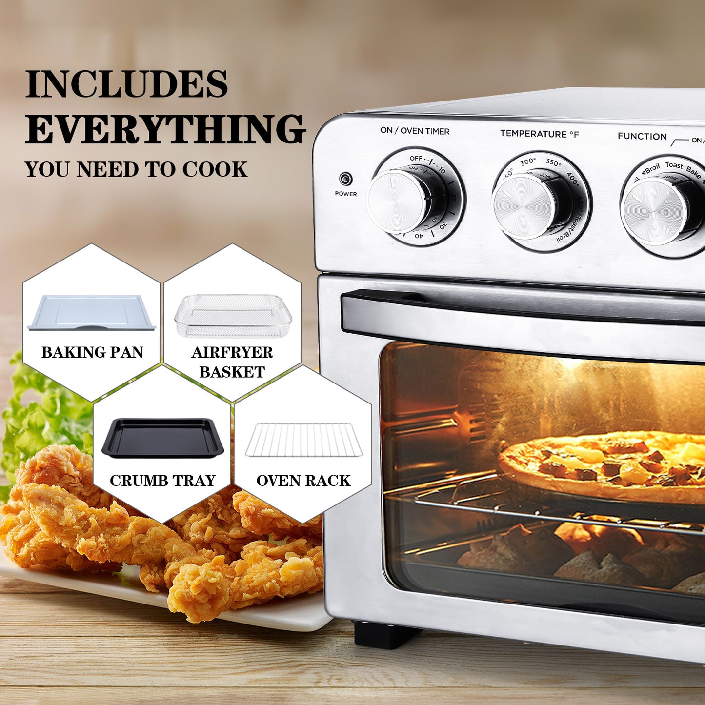 Toaster Oven Air Fryer Combo