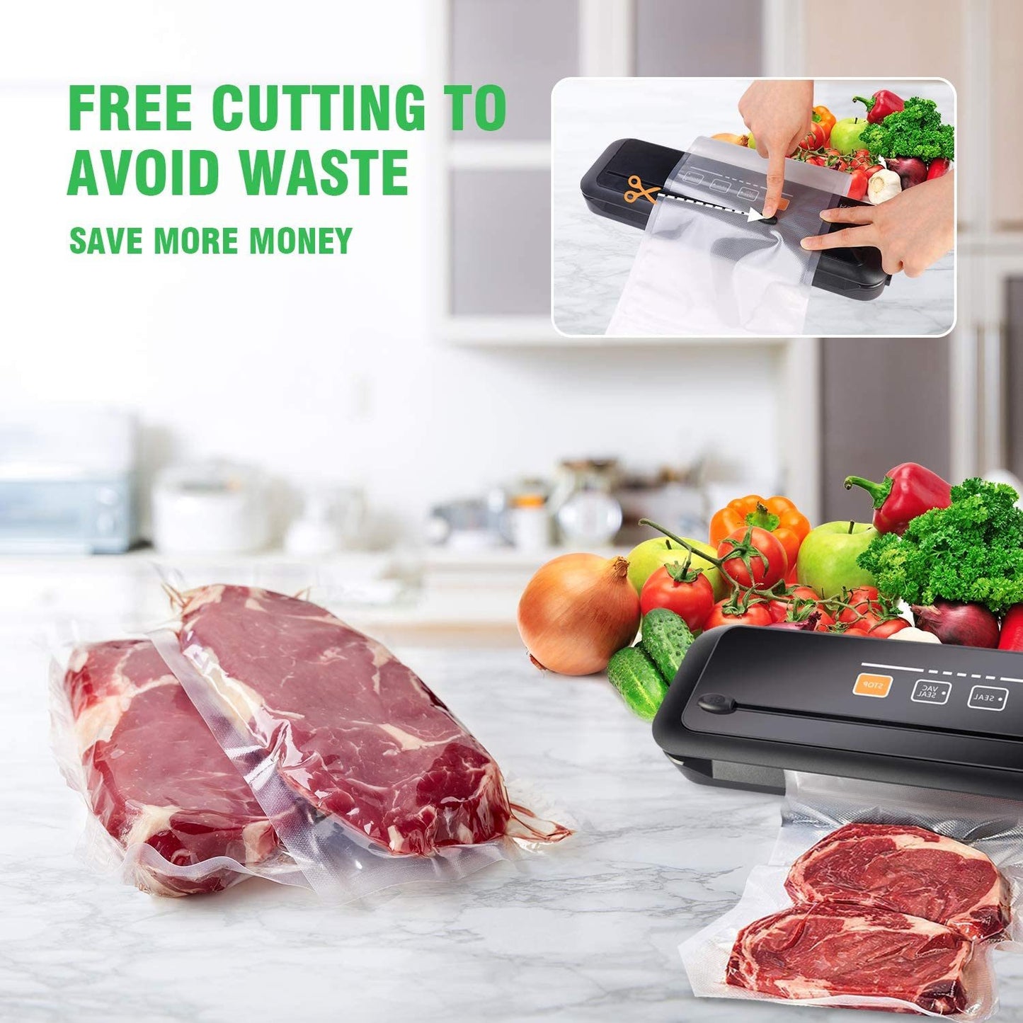 KOIOS Vacuum Sealer Bags for Food Saver