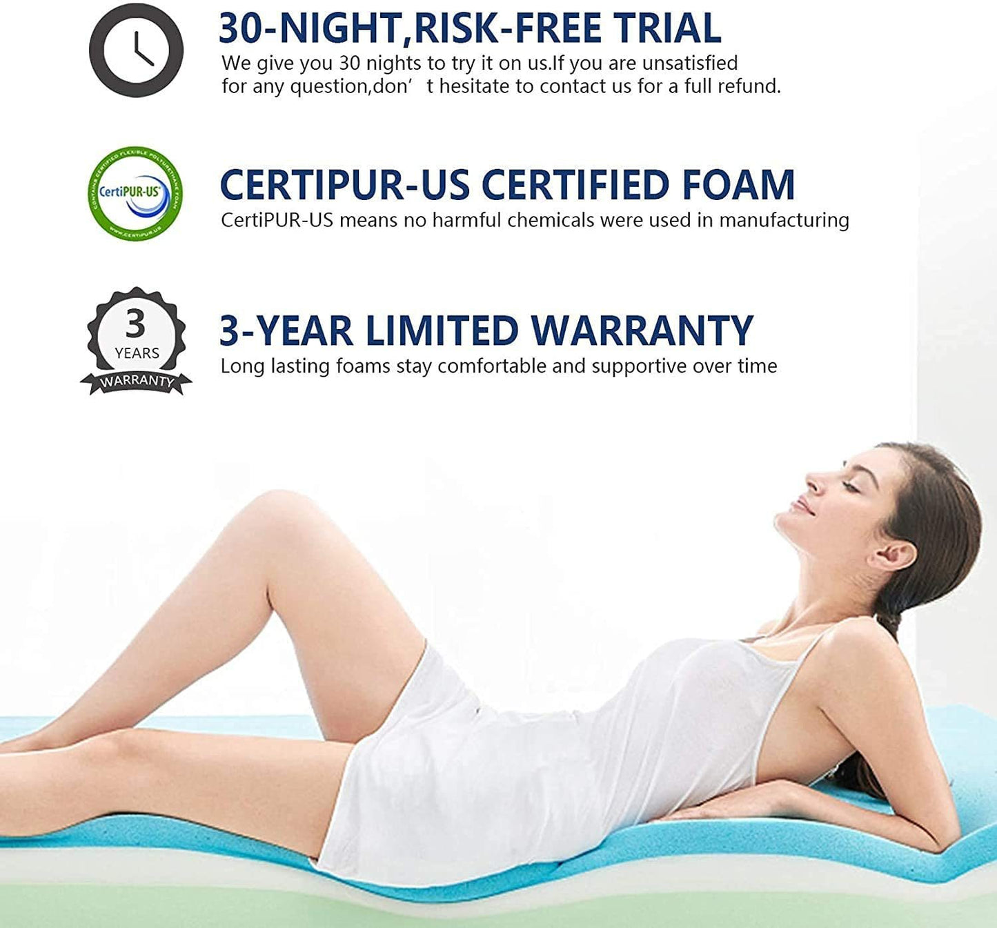 mecor Mattress Topper Full Size