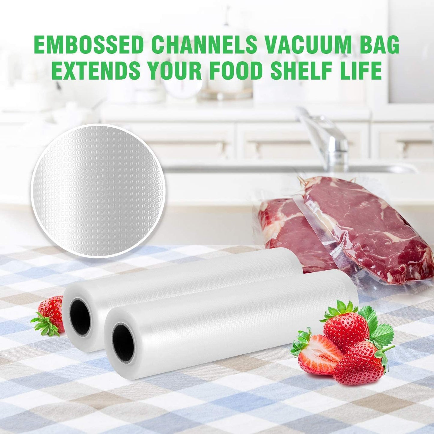 KOIOS Vacuum Sealer Bags for Food Saver