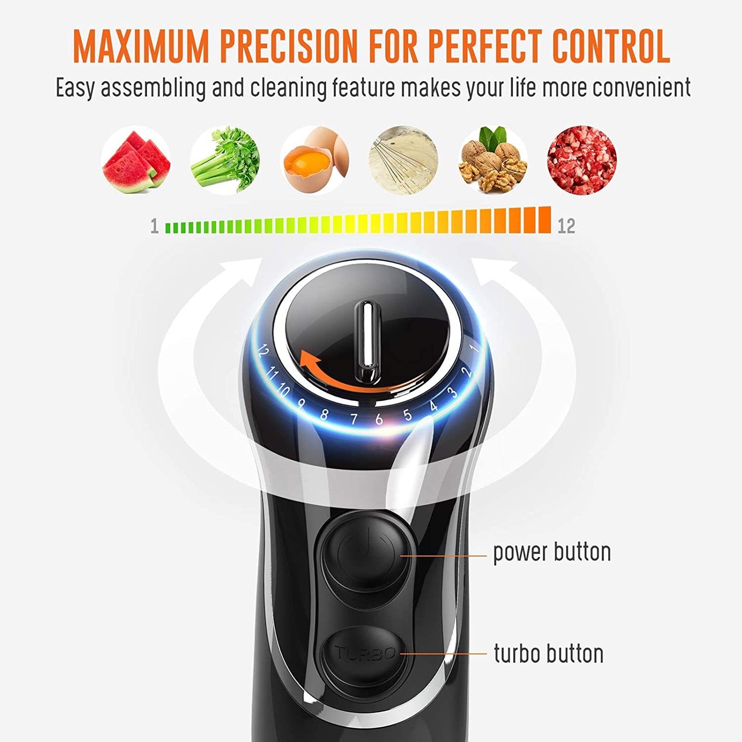 Speed Immersion Hand Blender