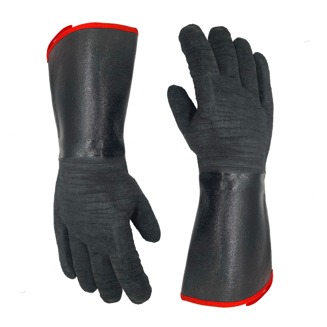 Oven Gloves 14" 932F, Smoke-Resistant Cooking Barbecue Grill Gloves