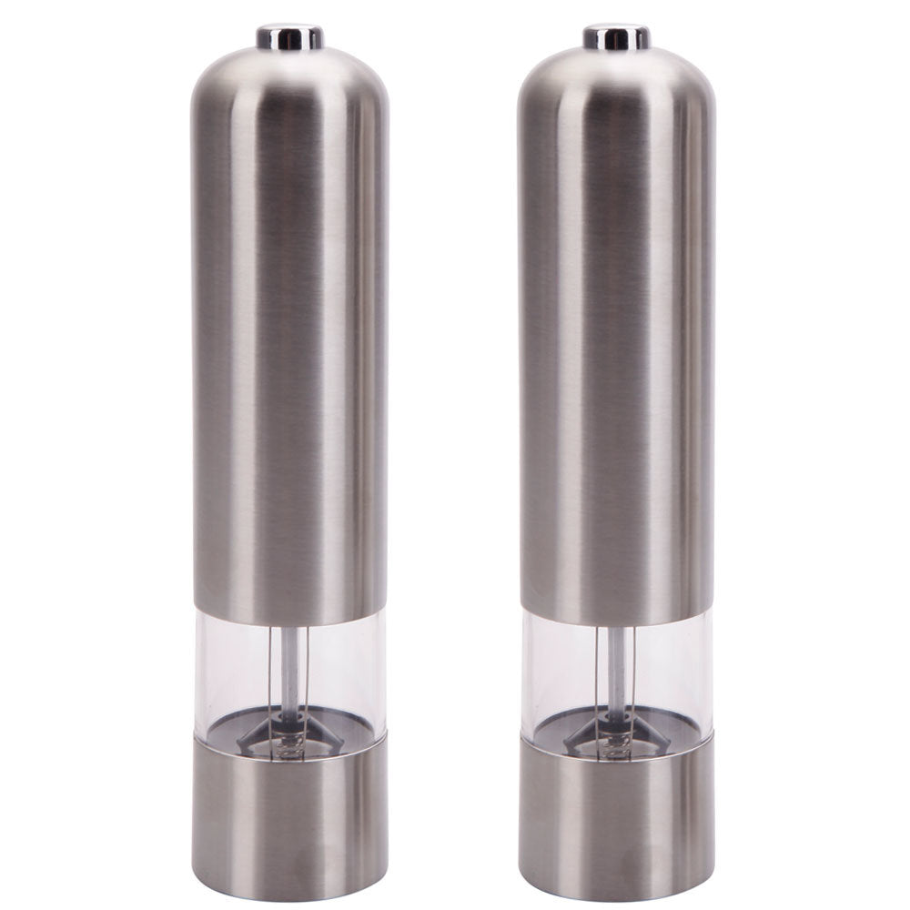 Pepper Mill, 2Pcs Stainless Steel Salt and Pepper Grinder