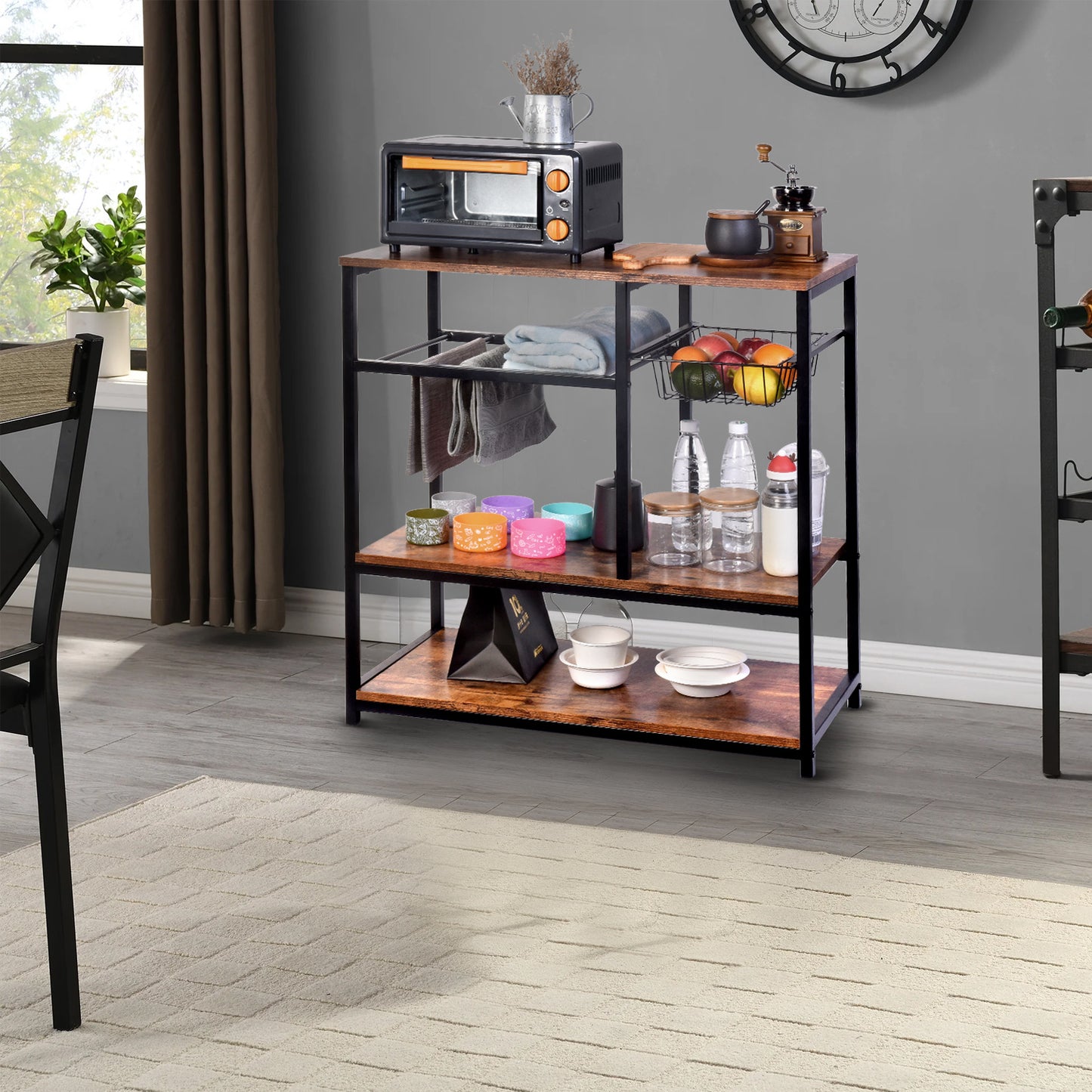 MODERN MUSE Vintage Kitchen Baker's Rack