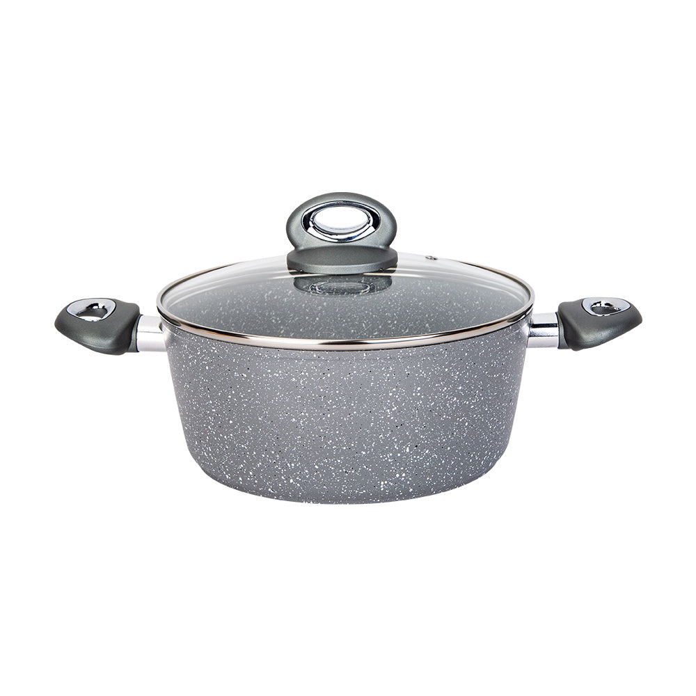 5 QT Nonstick Stock Pot with Glass Lid