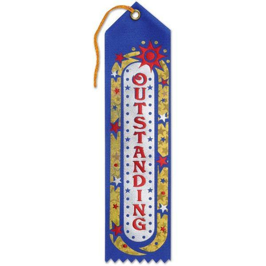 Outstanding Award Ribbon Case Pack 36