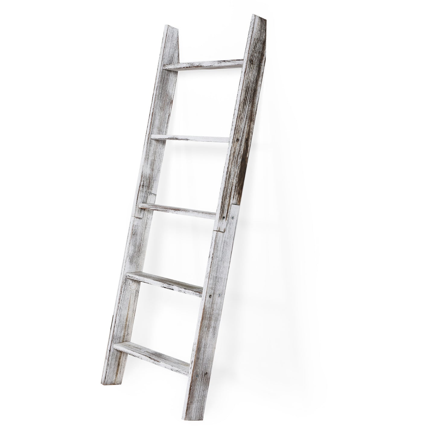 Rustic Decorative Blanket/Towel Storage Display Ladder Rack