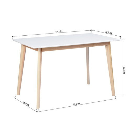Modern Dining Table, Solid Wood Dining Table Leisure Coffee Tea Table