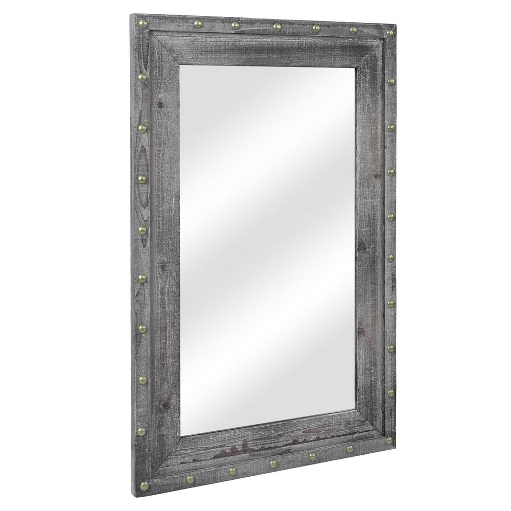 Rectangle Iron Wall Mirror Decorative Mirror  XH
