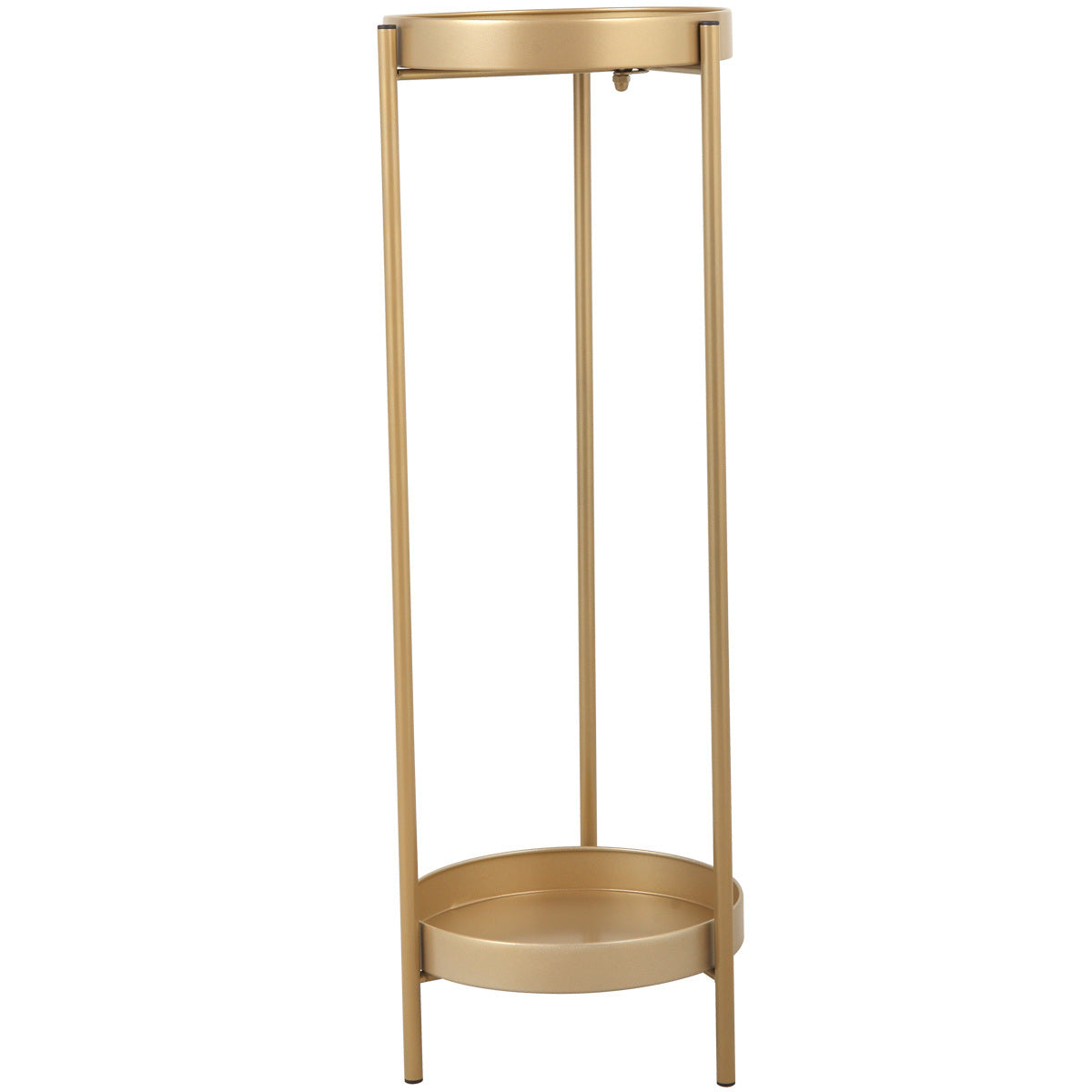 steel pipe and metal plate Golden flower stand