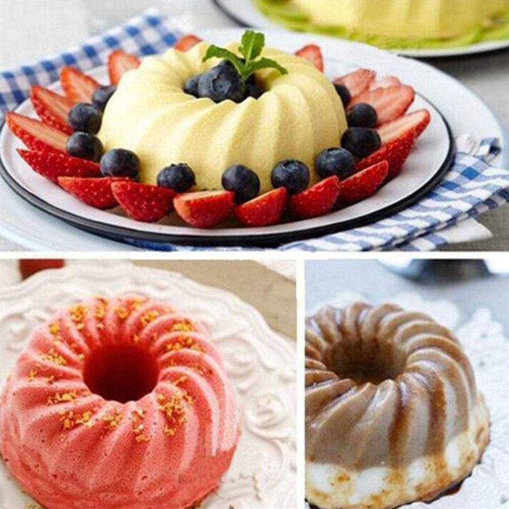 Spiral Ring Cooking Silicone Mold Bakeware