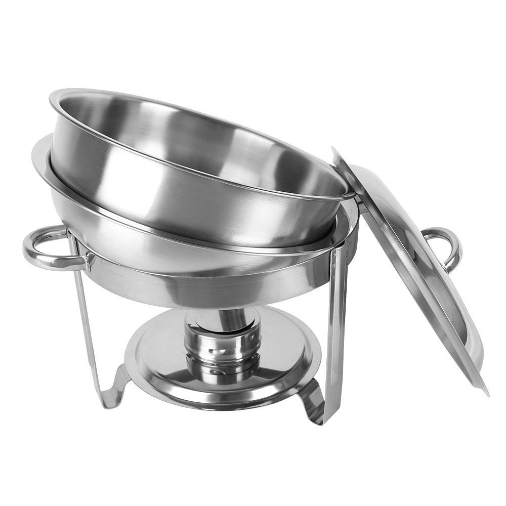 Single Pot One Set Stainless Steel Round Buffet Stove