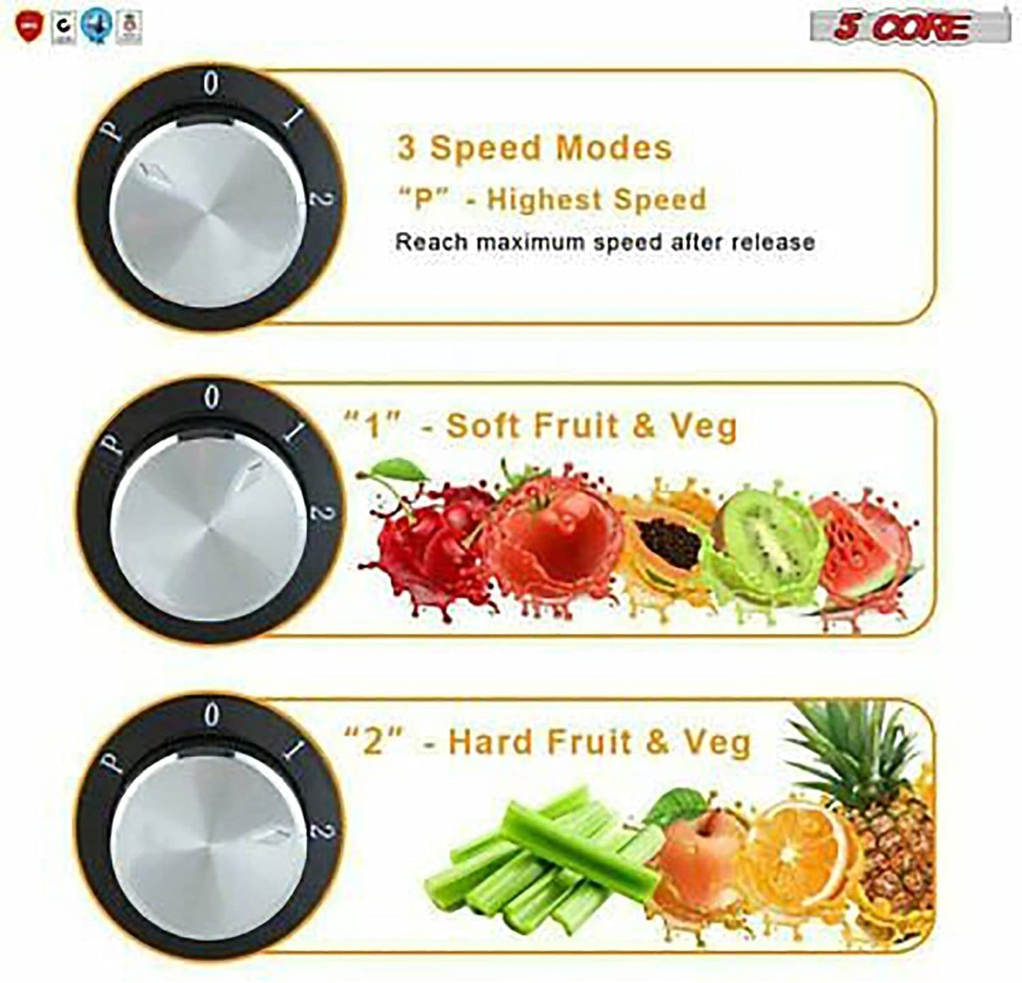 Easy Juicer with Wide Mouth