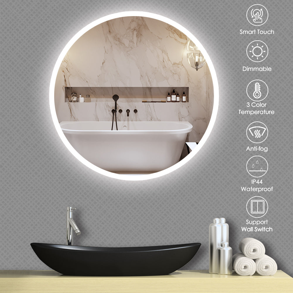 [PICK UP ONLY ]Round Acrylic Smart Mirror for make up the illuminated LED mirror