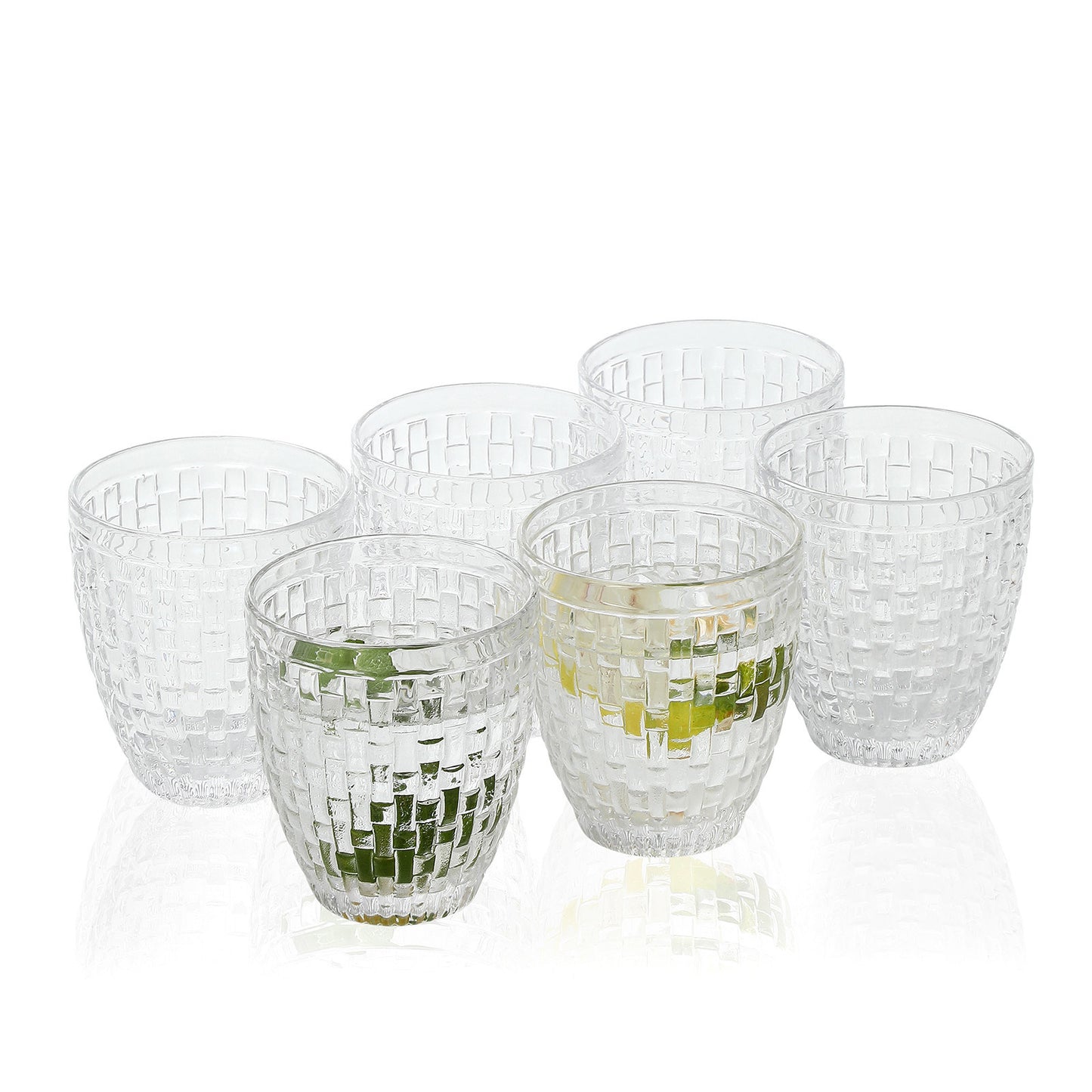 Weave Collection Water Glasses Short