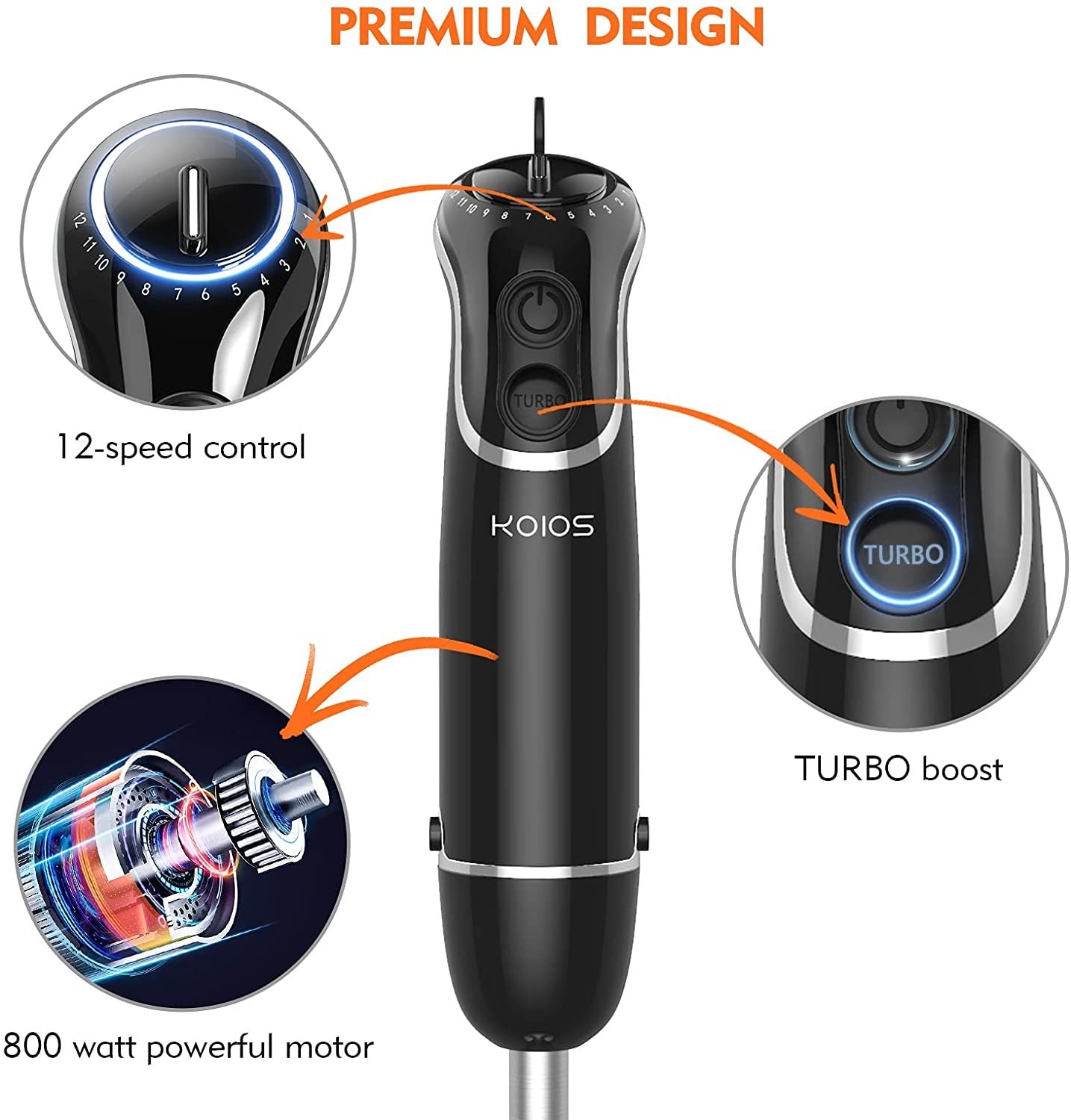 Speed Immersion Hand Blender