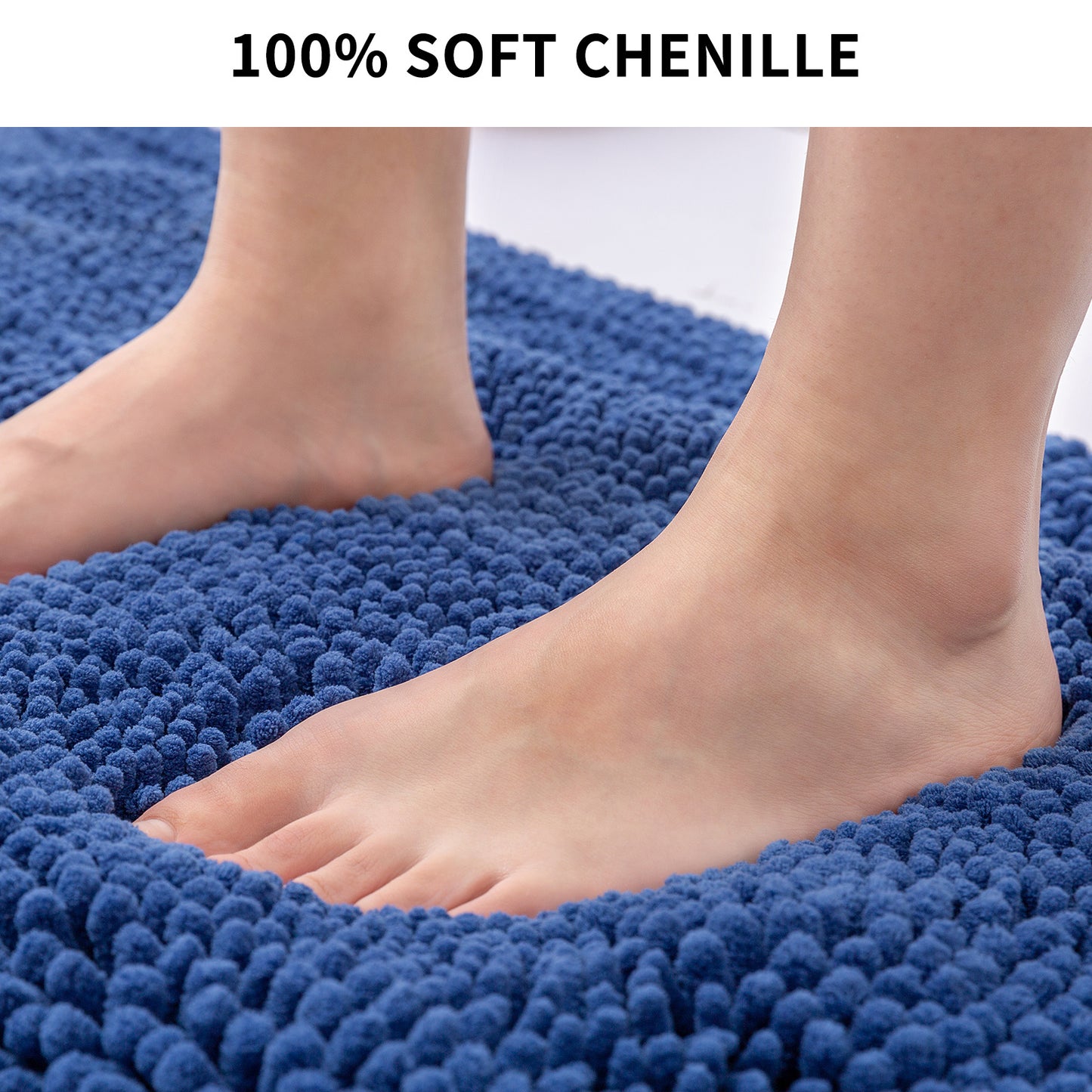 Luxury Chenille Bathroom Rug Mat
