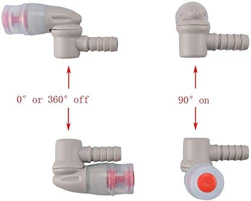 ON-Off Switch Bite Valve Tube Nozzle Replacement for Water Bladder