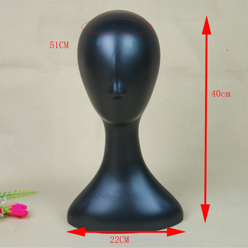 Pro Female Plastic Abstract Mannequin Manikin Head Model Wig Hair Display Stand