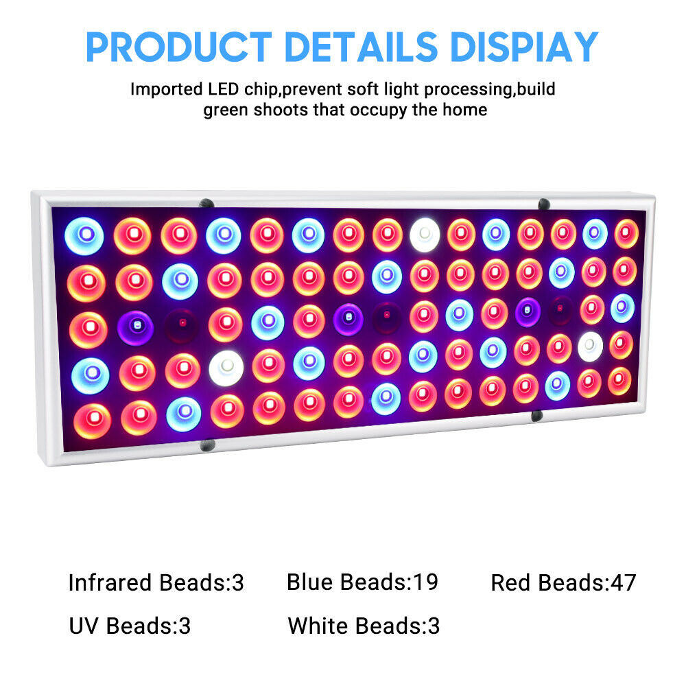 1000W 75LED Full Spectrum Plant Grow Lights