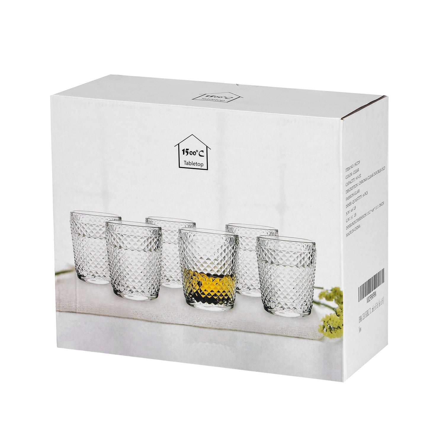 Chroma Collection Tumbler Glasses Short