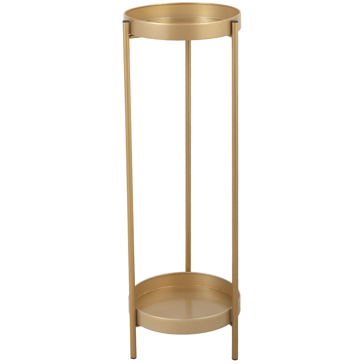 steel pipe and metal plate Golden flower stand