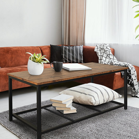 Trustmade Coffee Table with Steel Frame and Storage