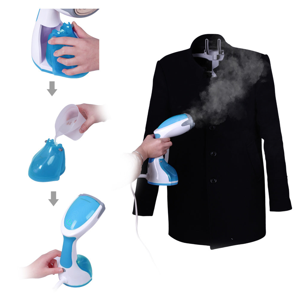 Handheld Garment Steamer 1200W 260ml Detachable Water Tank Easy Take