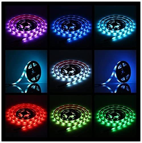 RGB Led Strip Lights,5050 RGB Strip Lights for Bedroom TV Backlight Kit