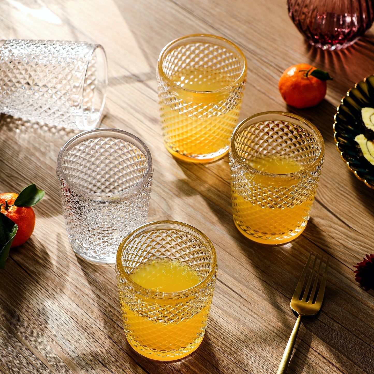 Chroma Collection Tumbler Glasses Short