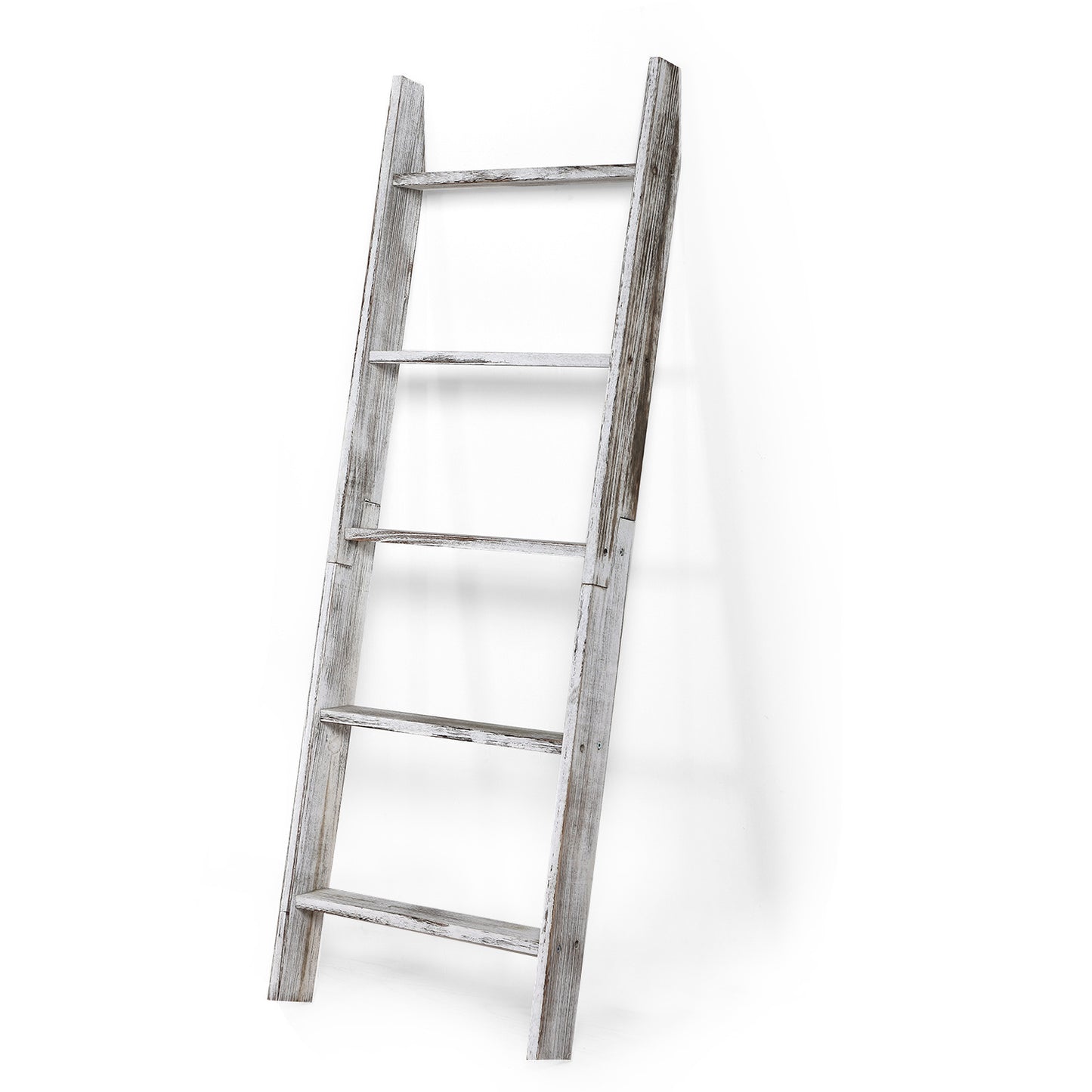 Rustic Decorative Blanket/Towel Storage Display Ladder Rack